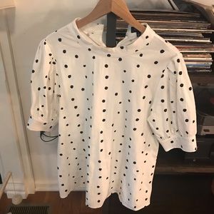 Roolee polka dot blouse